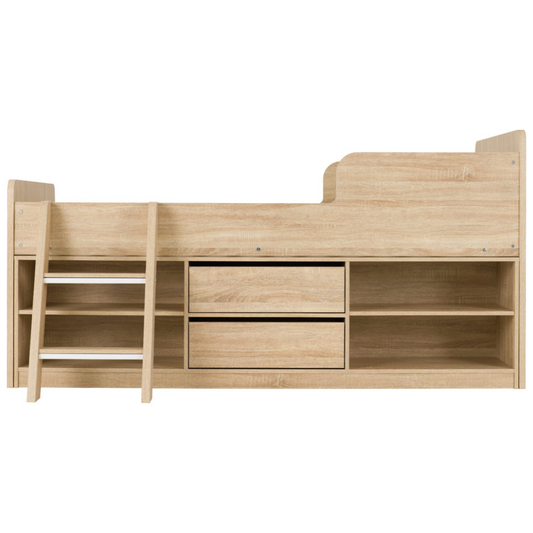 Felix Cabin Bed (natural oak)