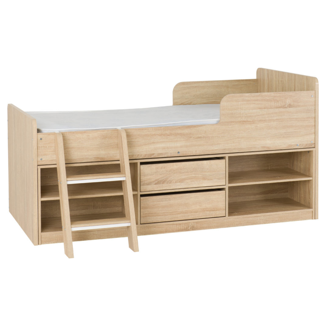 Felix Cabin Bed (natural oak)